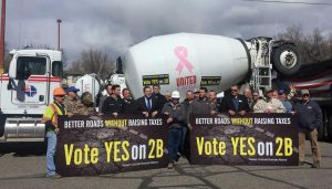 Grand Junction Area Chamber of Commerce Photo of Vote Yes on 2B Press Conference