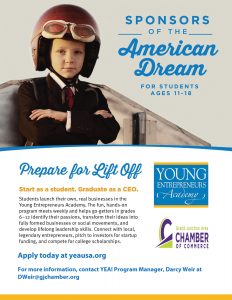 Young Entrepreneurs Academy American Dream Ad