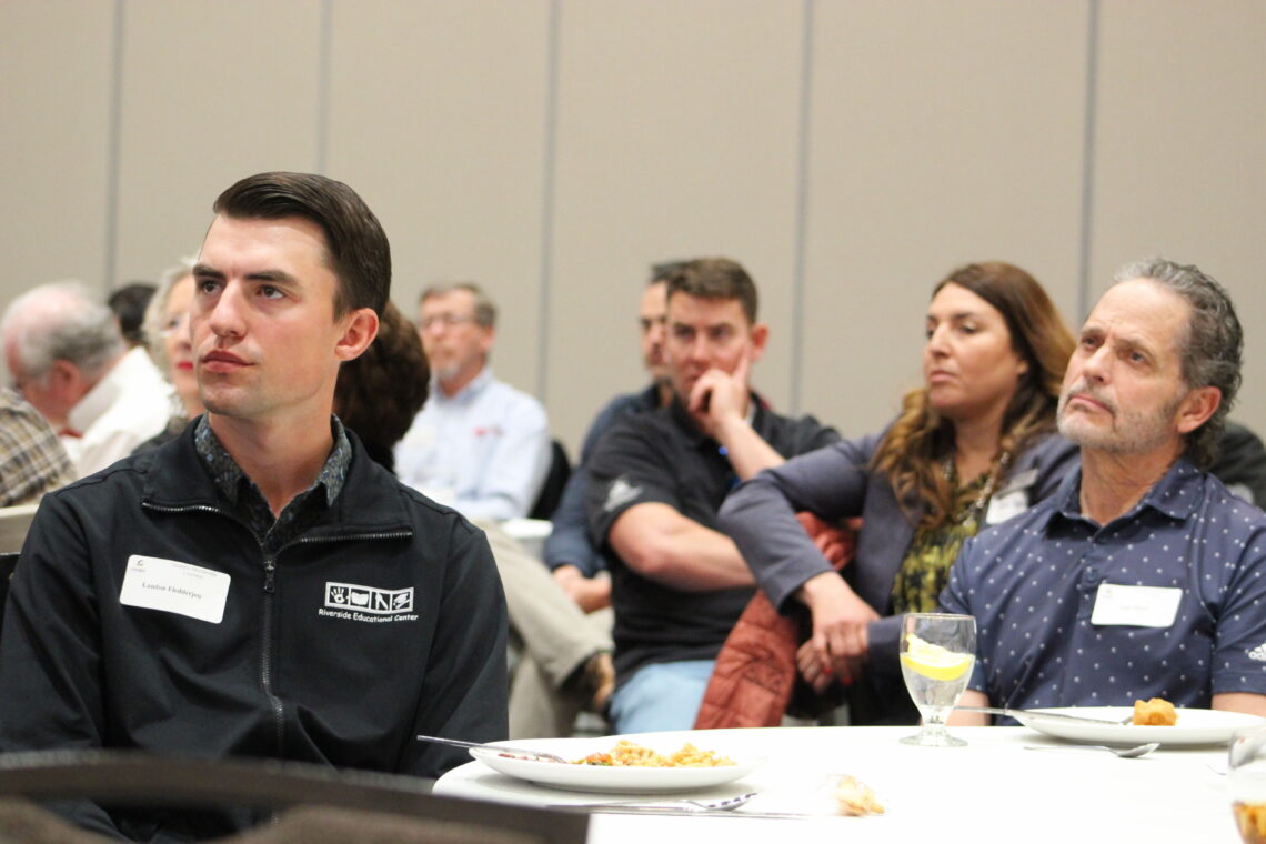 Audience watched March Quarterly Membership Luncheon