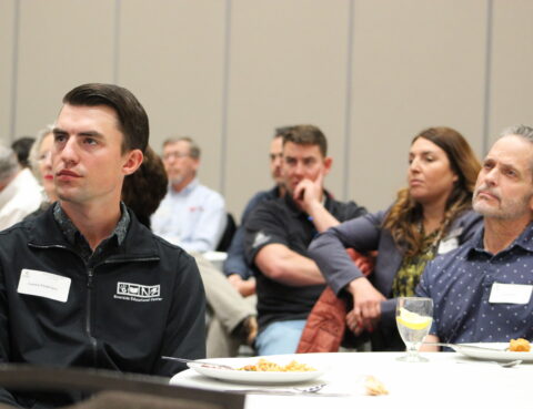 Audience watched March Quarterly Membership Luncheon