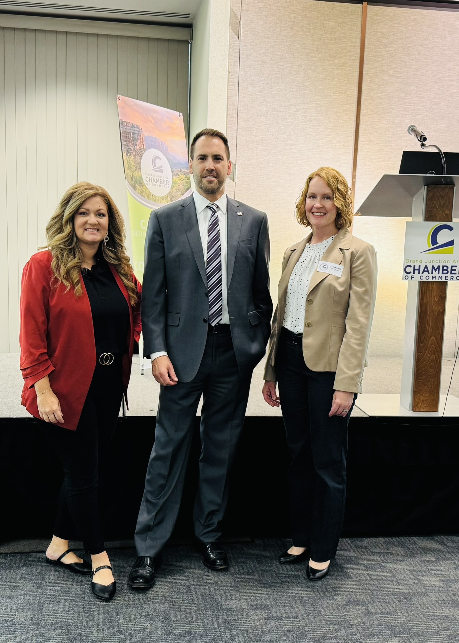 Federal Reserve Leaders posing at the Federal Reserve Visit, 2025