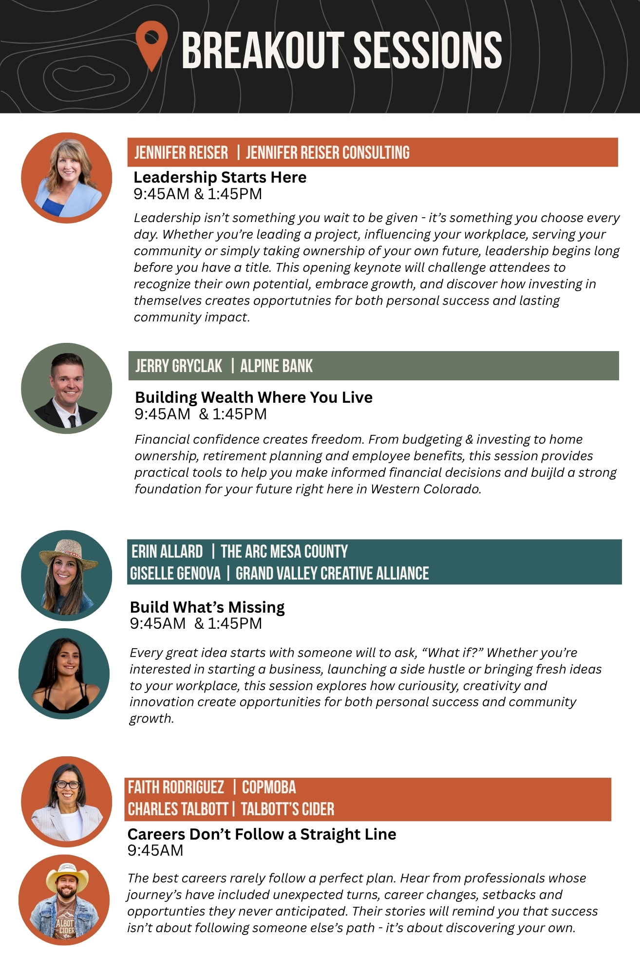 YP Summit Breakout Speakers 1