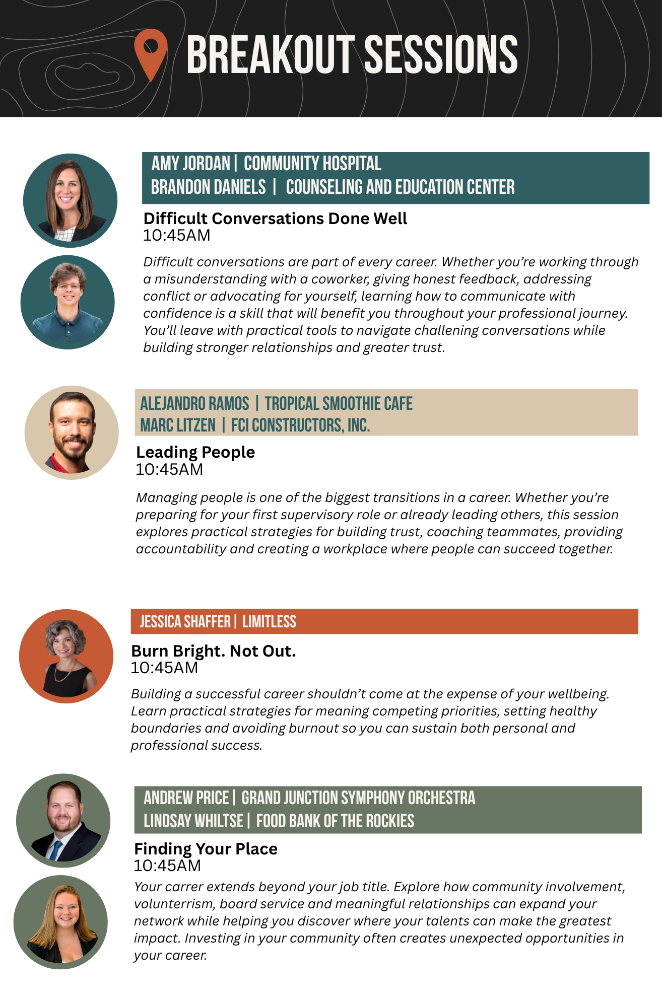 YP Summit Breakout Speakers 2