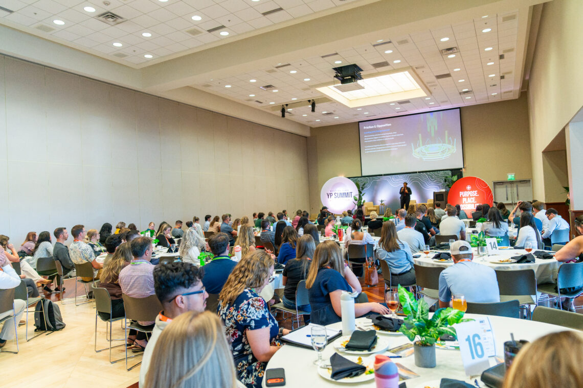 A full room at the 2026 opening keynote for the Western Slope YP Summit